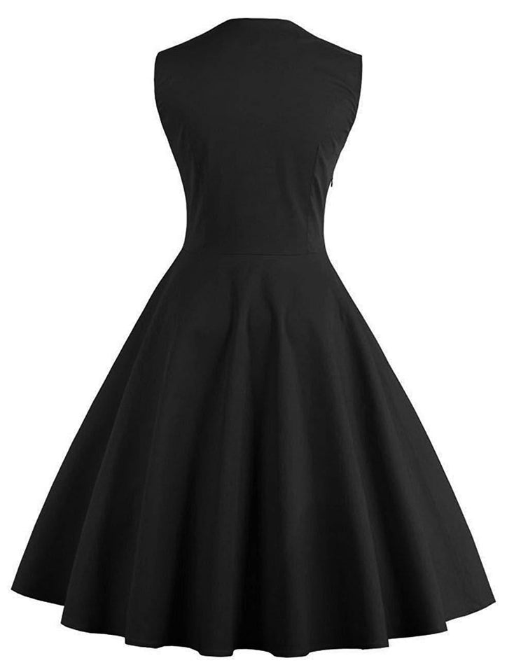 Retro Rockabilly Dress (black)