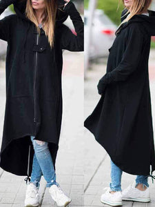 Long Sleeve Hooded Trench