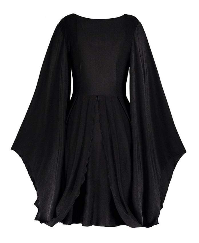Dark Batwing Autumn Dress