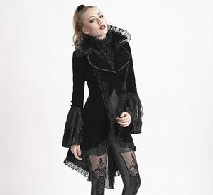 Extreme Gothic Broadcloth Lace Coat