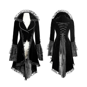 Extreme Gothic Broadcloth Lace Coat – Deadly Girl