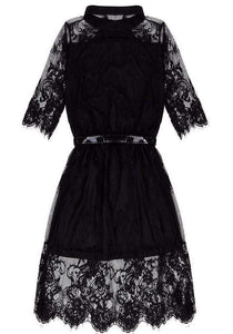 Gothic Lace Evening Dress