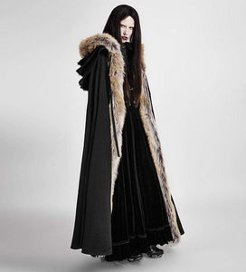 Deadly Winter Wool Long Cloak