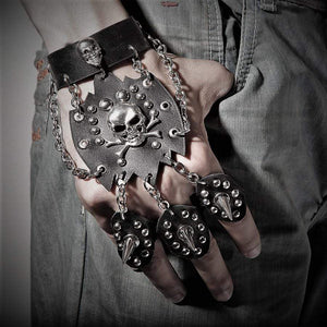 Punk Rock Skeleton Glove