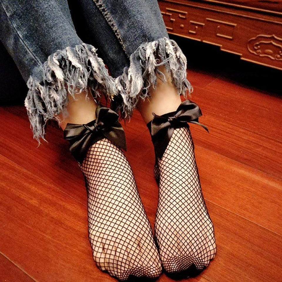 Elegant Fishnet Socks