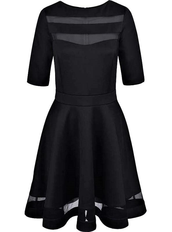 Dark Style Black Elegant Dress