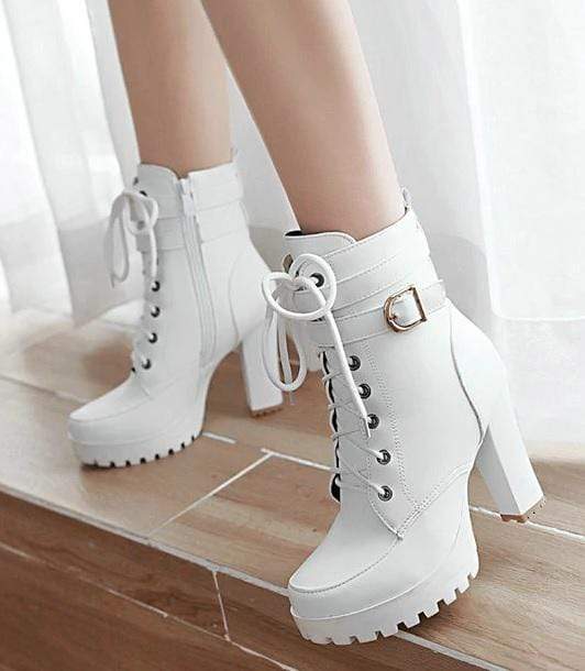 Elegant High Heel Ankle Boots – Deadly Girl