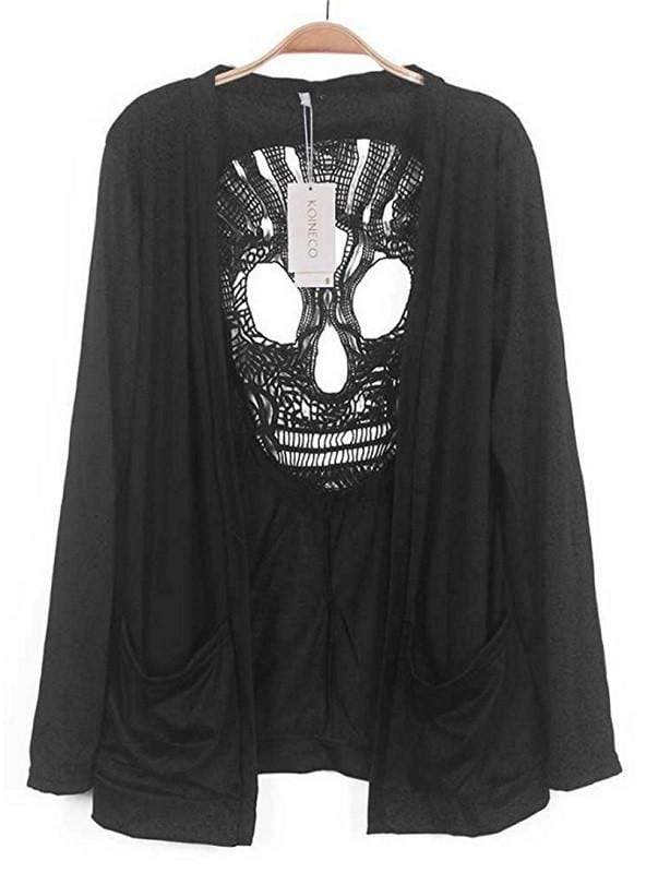 Gothic Skull Back Shirt