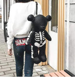 Cute Skeleton Bear Backpack