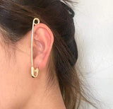 Safety Pin Ear Cuff
