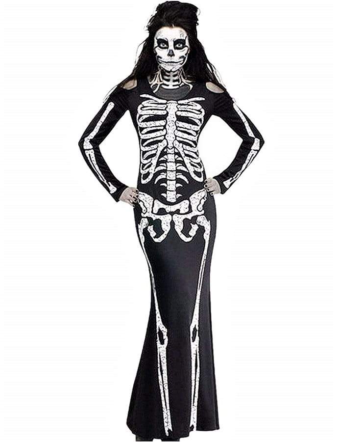 Fancy Long Skeleton Dress