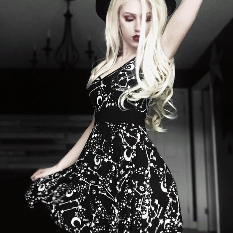 Goth Dark Elegant Grunge Dress