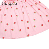 Japanese Strawberry Sleeveless Dress
