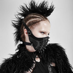 Punk Rock Rivet Leather Mask