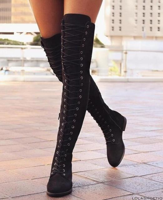 Gladiator Over-Knee Boots
