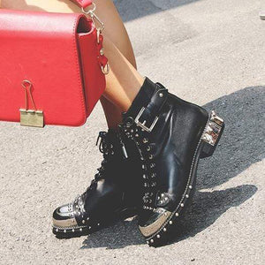 Chunky Army Combat Boots