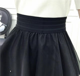 Black Umbrella Skirt