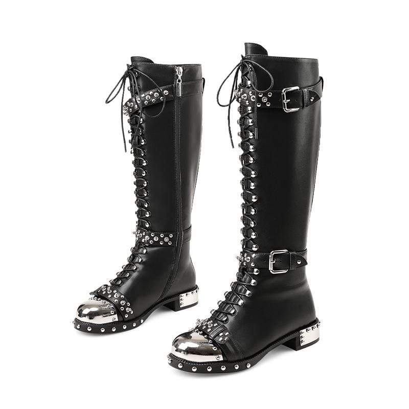 High Chunky Army Combat Boots