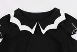 Bat Embroidery Party Dresses