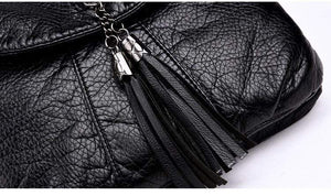 Soft Leather Designer Flap Handbag