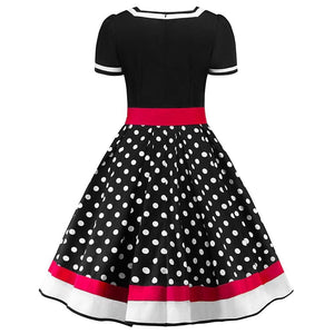 Vintage Polka Dot Sweetheart Dress