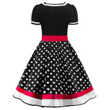 Vintage Polka Dot Sweetheart Dress