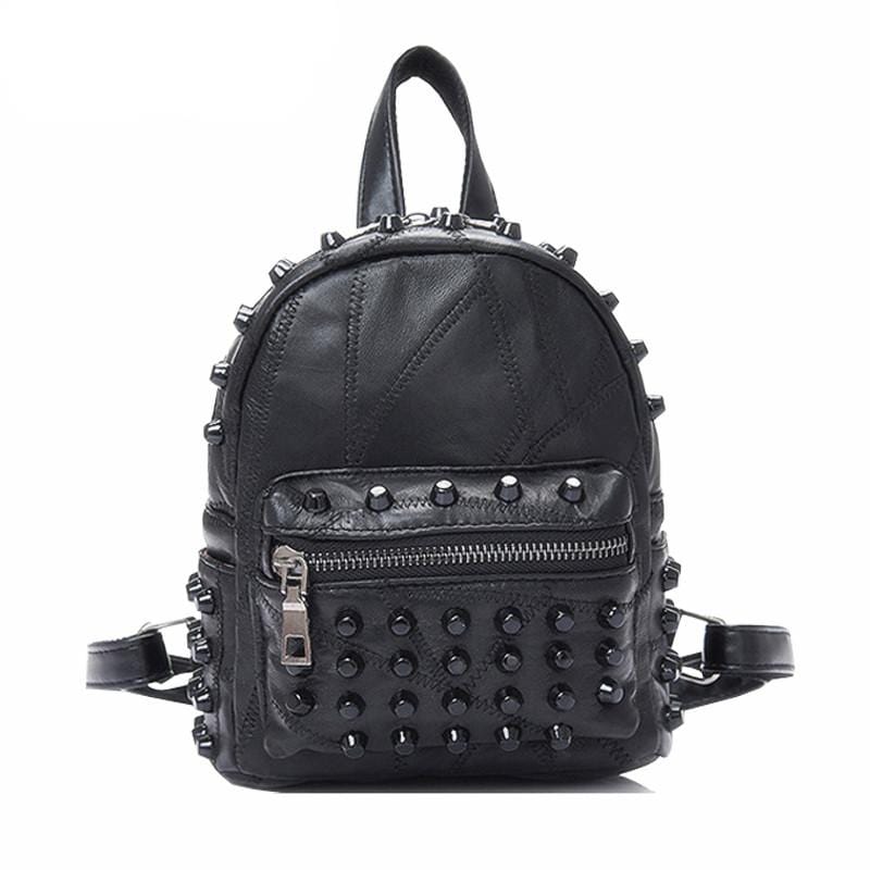 Free People Sofia Mini Studded Backpack By Núnoo in Black | Lyst