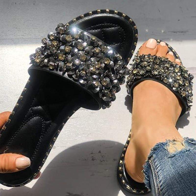 Spring Crystal Slippers