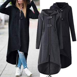 Long Sleeve Hooded Trench