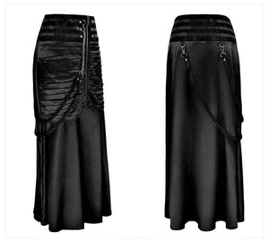 Womens Vintage Steampunk Skirt