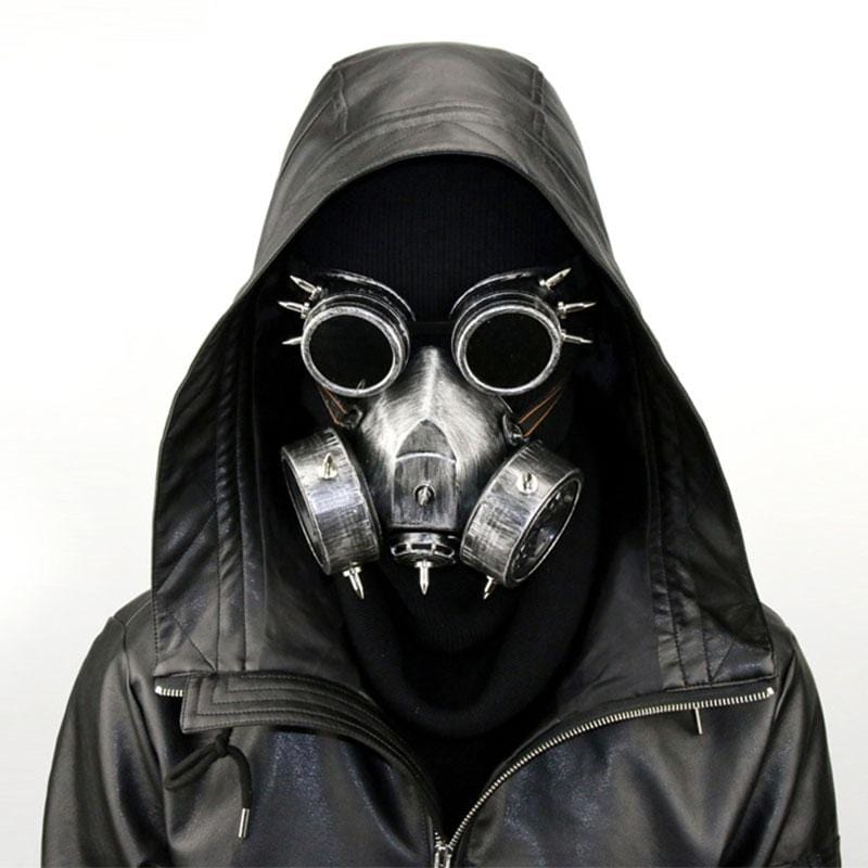 Punk Military Goggles & Gas Mask